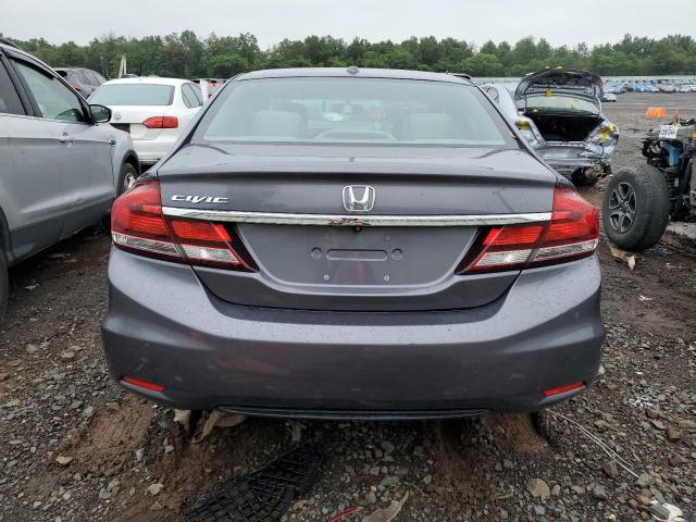 2HGFB2F90FH508402 - 2015 HONDA CIVIC EXL ნაცრისფერი ფოტო 6