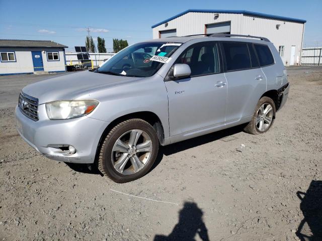 JTEES43A282057629 - 2008 TOYOTA HIGHLANDER SPORT SILVER photo 1