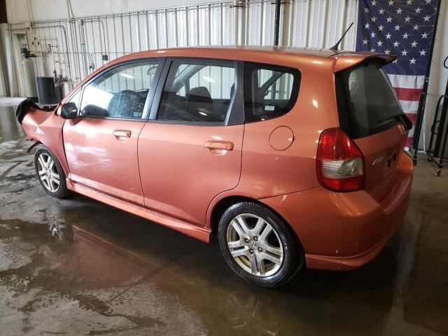 JHMGD38647S033979 - 2007 HONDA FIT S 橙色 照片 2