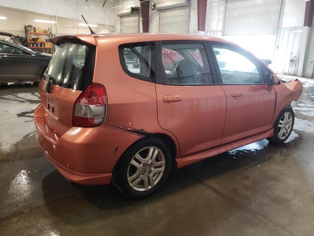 JHMGD38647S033979 - 2007 HONDA FIT S 橙色 照片 3