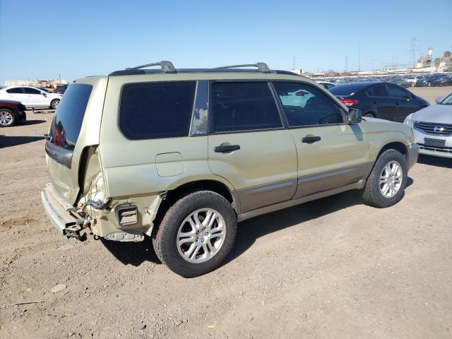 JF1SG65683G703190 - 2003 SUBARU FORESTER 2.5XS ოქროსფერი ფოტო 3