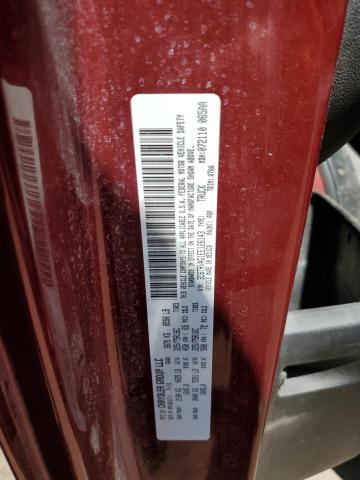 3C6TRVAG1EE126143 - 2014 RAM PROMASTER 1500 STANDARD BURGUNDY photo 13