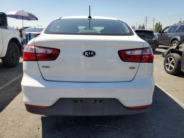 KNADM4A31H6027090 - 2017 KIA RIO LX WHITE photo 6