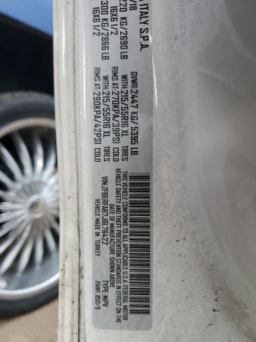 ZFBERFAB7J6L76422 - 2018 RAM PROMASTER WHITE photo 13