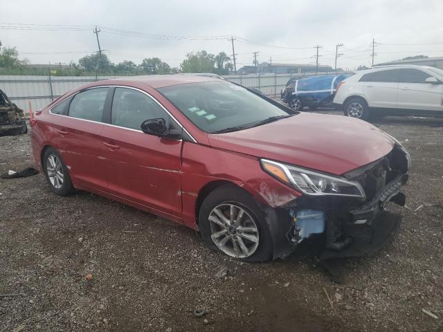 5NPE24AF4HH578417 - 2017 HYUNDAI SONATA SE RED photo 4