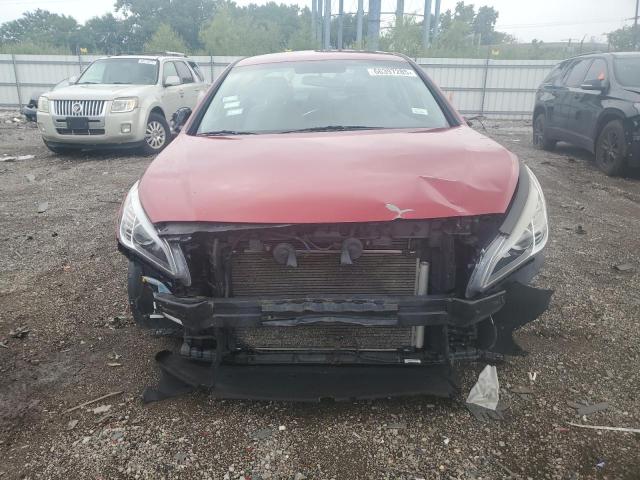 5NPE24AF4HH578417 - 2017 HYUNDAI SONATA SE RED photo 5