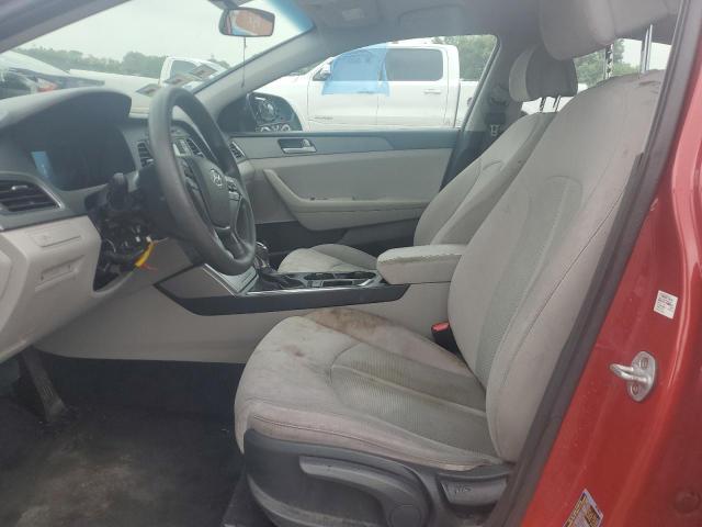 5NPE24AF4HH578417 - 2017 HYUNDAI SONATA SE RED photo 7
