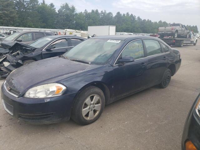 2G1WT58K489130765 - 2008 CHEVROLET IMPALA LT BLUE photo 1