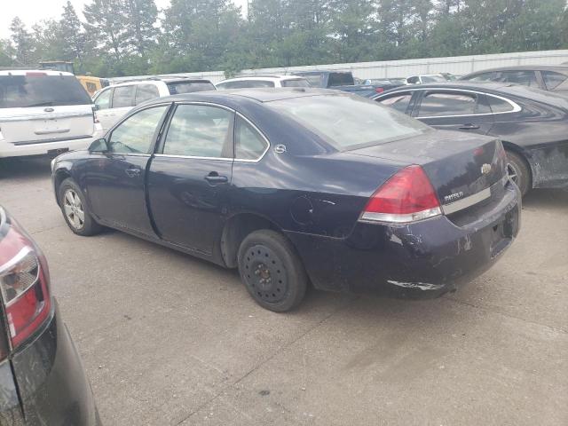 2G1WT58K489130765 - 2008 CHEVROLET IMPALA LT BLUE photo 2