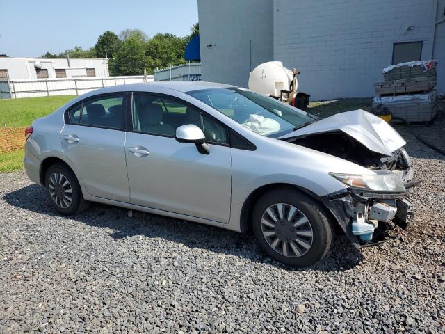 2HGFB2F50DH602726 - 2013 HONDA CIVIC LX SILVER photo 4