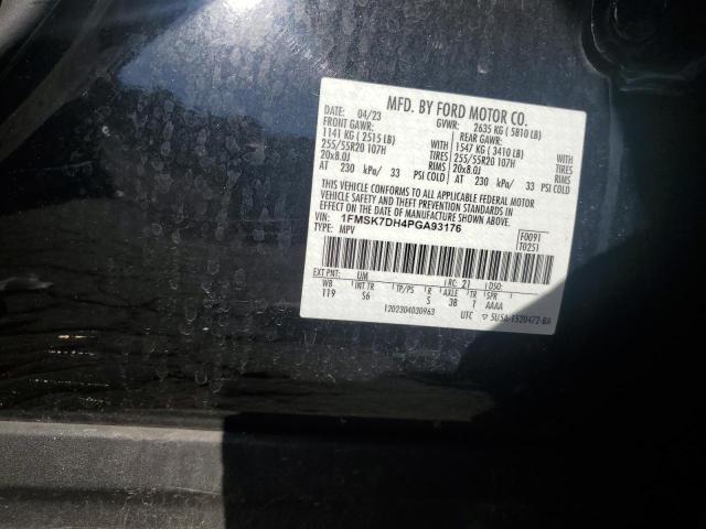 1FMSK7DH4PGA93176 - 2023 FORD EXPLORER XLT 黑色 照片 13