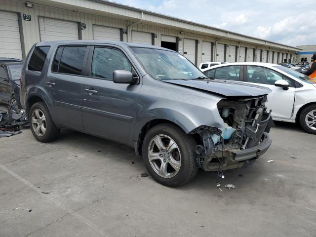 5FNYF3H57CB017712 - 2012 HONDA PILOT EXL GRAY photo 4