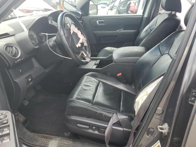 5FNYF3H57CB017712 - 2012 HONDA PILOT EXL GRAY photo 7