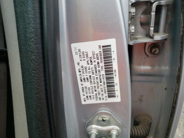 1HGCP2F74BA114526 - 2011 HONDA ACCORD EX Күміс фото 12