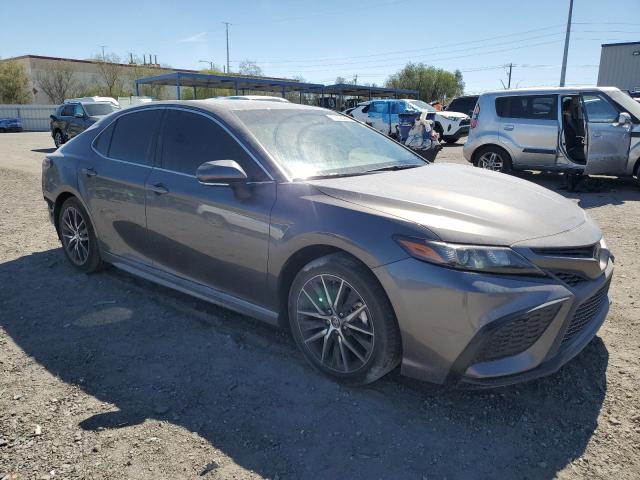 4T1G11AK7RU850307 - 2024 TOYOTA CAMRY SE NIGHT SHADE GRAY photo 4