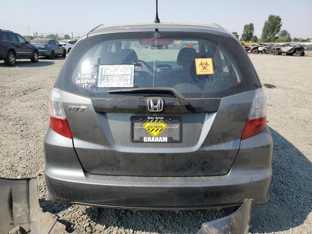 JHMGE8H3XDC075837 - 2013 HONDA FIT GRAY photo 6