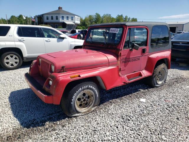 2J4FY69S4NJ508665 - 1992 JEEP WRANGLER RENEGADE RED photo 1