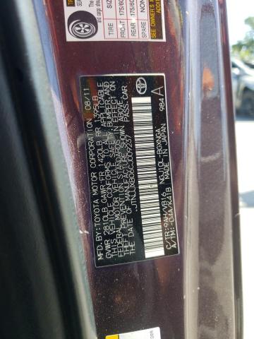 JTNJJXB06CJ009237 - 2012 TOYOTA SCION IQ 紫色 照片 13