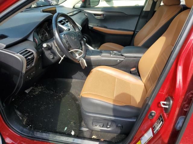 JTJGARBZ3M5033138 - 2021 LEXUS NX 300 BASE წითელი ფოტო 7