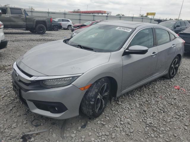 19XFC1F99HE009988 - 2017 HONDA CIVIC TOURING GRAY photo 1