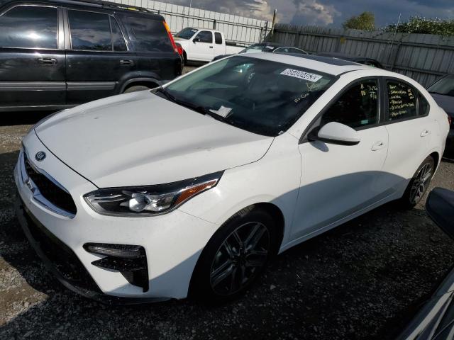 3KPF34AD2KE062505 - 2019 KIA FORTE GT LINE WHITE photo 1