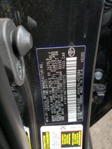 4T1G11AK7PU160215 - 2023 TOYOTA CAMRY SE NIGHT SHADE BLACK photo 12