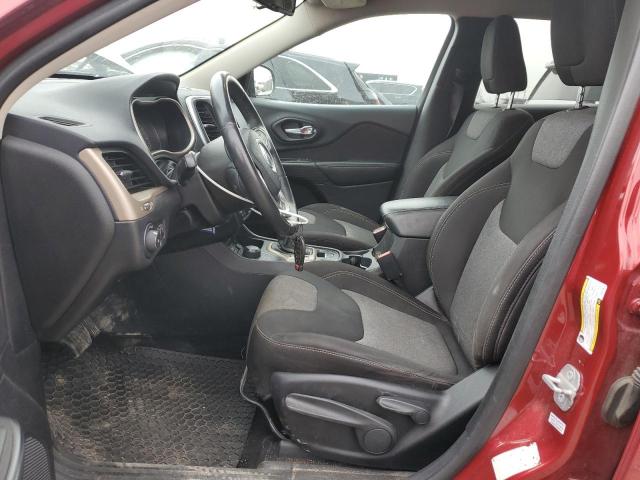 1C4PJMCS1EW219876 - 2014 JEEP CHEROKEE LATITUDE წითელი ფოტო 7