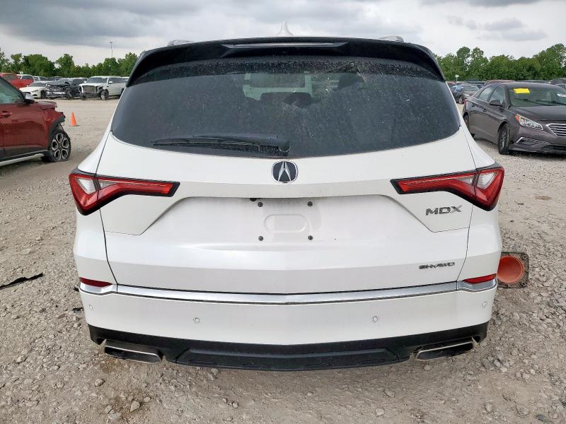 5J8YE1H80PL013507 - 2023 ACURA MDX ADVANCE WHITE photo 6