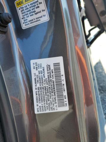 5FNRL5H63EB094467 - 2014 HONDA ODYSSEY EXL ნაცრისფერი ფოტო 13