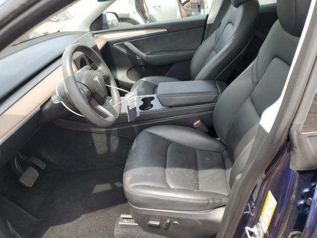 7SAYGDEE0PA101481 - 2023 TESLA MODEL Y Синий фото 7