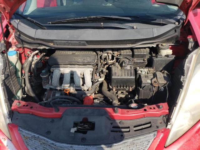 JHMGE88459S053296 - 2009 HONDA FIT SPORT RED photo 11