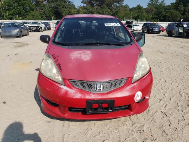 JHMGE88459S053296 - 2009 HONDA FIT SPORT RED photo 5