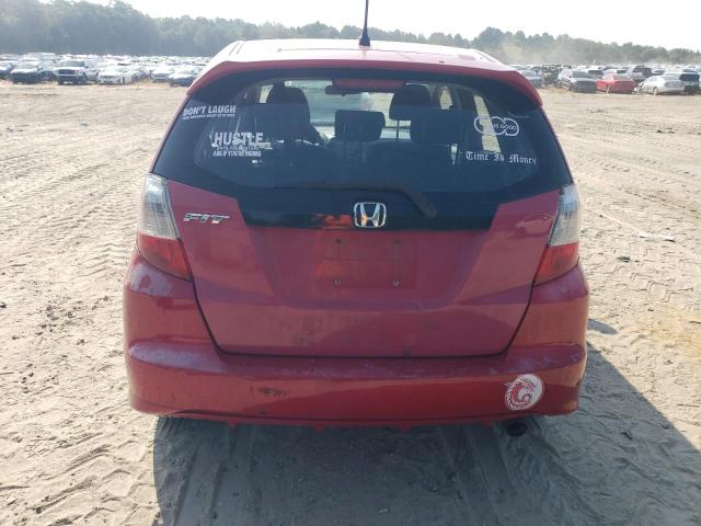 JHMGE88459S053296 - 2009 HONDA FIT SPORT RED photo 6
