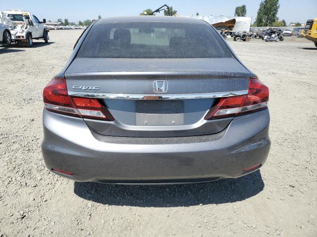 19XFB2F97DE216446 - 2013 HONDA CIVIC EXL ნაცრისფერი ფოტო 6