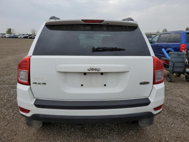 1C4NJDAB6CD620455 - 2012 JEEP COMPASS WHITE photo 6