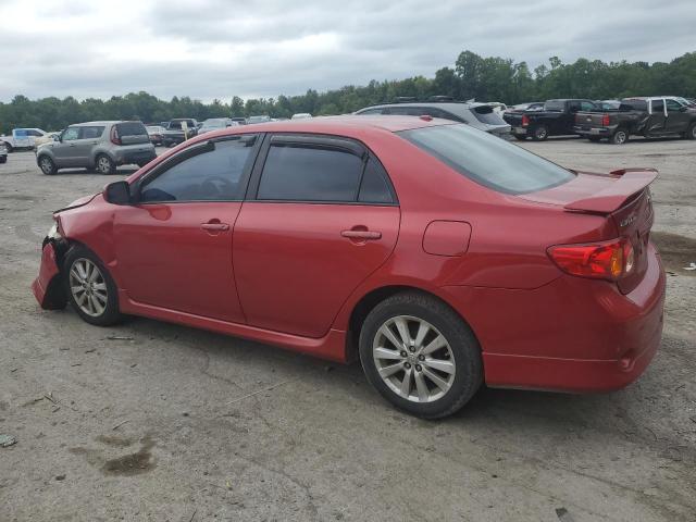 2T1BU4EE2AC460891 - 2010 TOYOTA COROLLA BASE RED photo 2