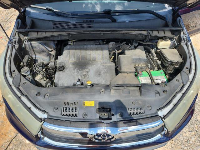 5TDKKRFH4FS063497 - 2015 TOYOTA HIGHLANDER XLE BLUE photo 12