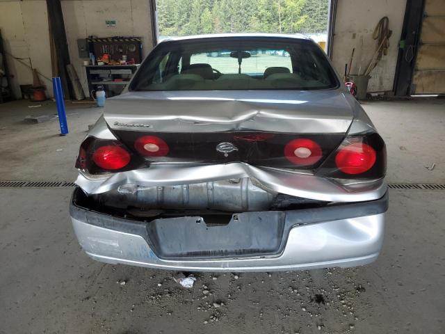 2G1WF52E049283468 - 2004 CHEVROLET IMPALA SILVER photo 6