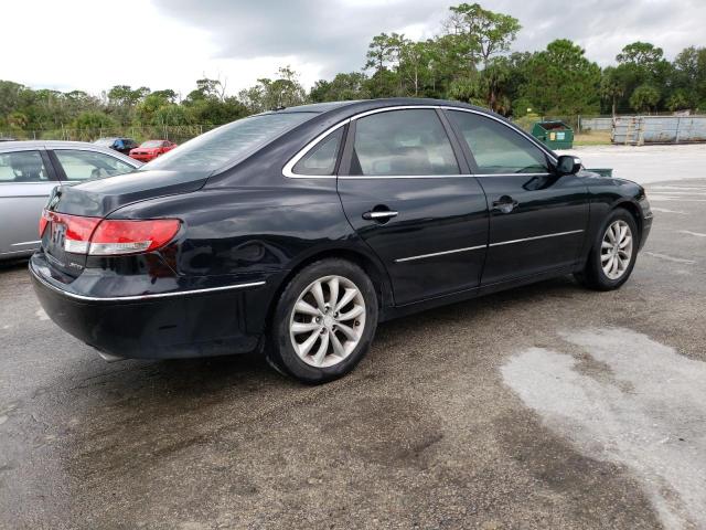 KMHFC46F18A276953 - 2008 HYUNDAI AZERA SE BLACK photo 3