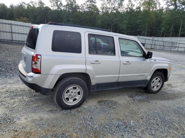 1C4NJPBA2CD558723 - 2012 JEEP PATRIOT SPORT SILVER photo 3