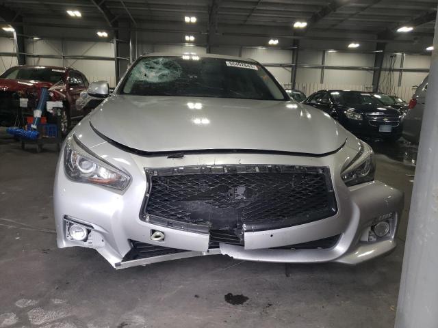 JN1BV7AR6FM396066 - 2015 INFINITI Q50 BASE SILVER photo 5