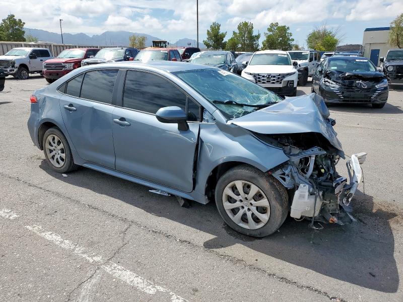 5YFEPMAE3MP221882 - 2021 TOYOTA COROLLA LE 蓝色 照片 4