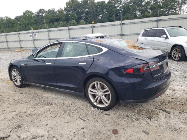 5YJSA1H15EFP32268 - 2014 TESLA MODEL S Կապույտ լուսանկար 2