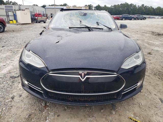 5YJSA1H15EFP32268 - 2014 TESLA MODEL S Կապույտ լուսանկար 5