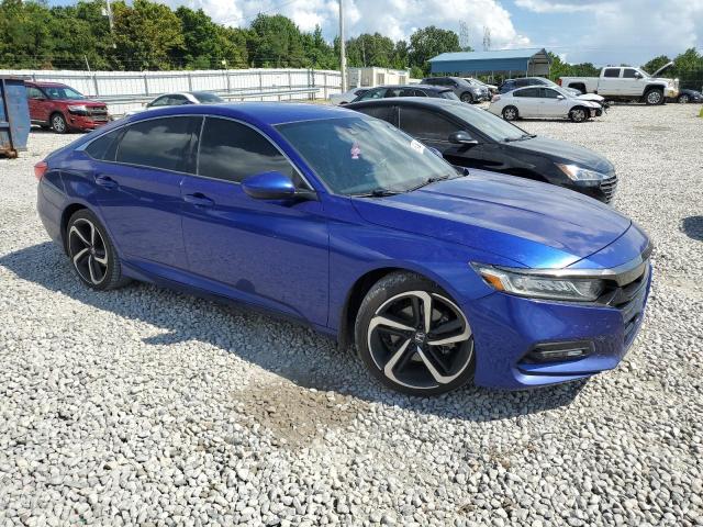 1HGCV1F37JA050459 - 2018 HONDA ACCORD SPORT 蓝色 照片 4