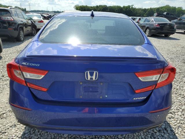 1HGCV1F37JA050459 - 2018 HONDA ACCORD SPORT 蓝色 照片 6