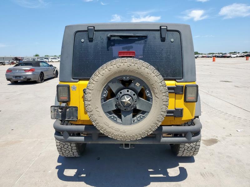 1C4AJWAG3FL705429 - 2015 JEEP WRANGLER SPORT YELLOW photo 6