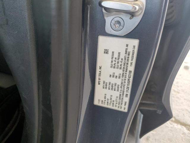 5YJ3E1EA5PF423108 - 2023 TESLA MODEL 3 Grafit foto 12