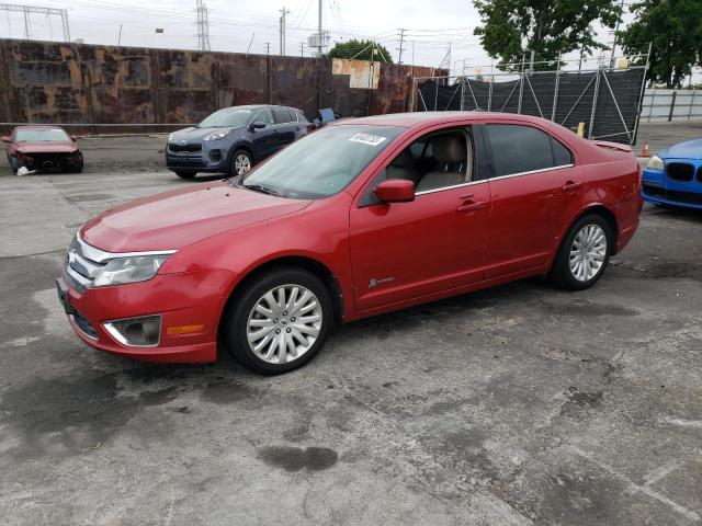 3FADP0L35BR160984 - 2011 FORD FUSION HYBRID RED photo 1