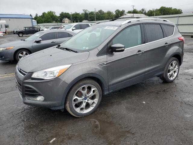 1FMCU9JX3EUA10292 - 2014 FORD ESCAPE TITANIUM GRAY photo 1